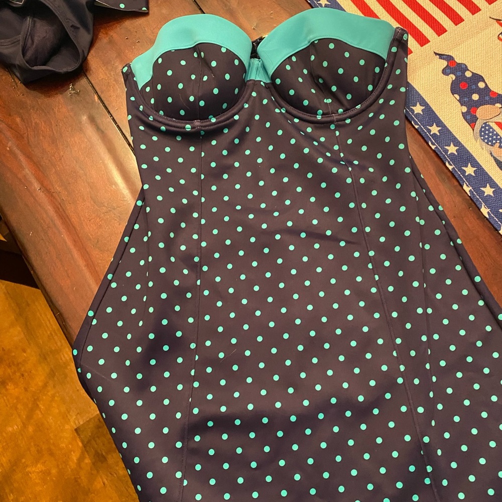 Spanx tankini dress bathing suit size 6